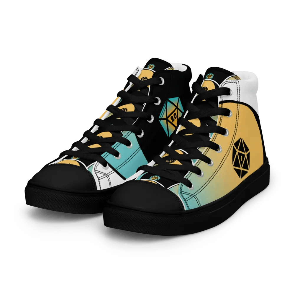 d20 Yin Yang Gradient Hi-Tops product image (6)