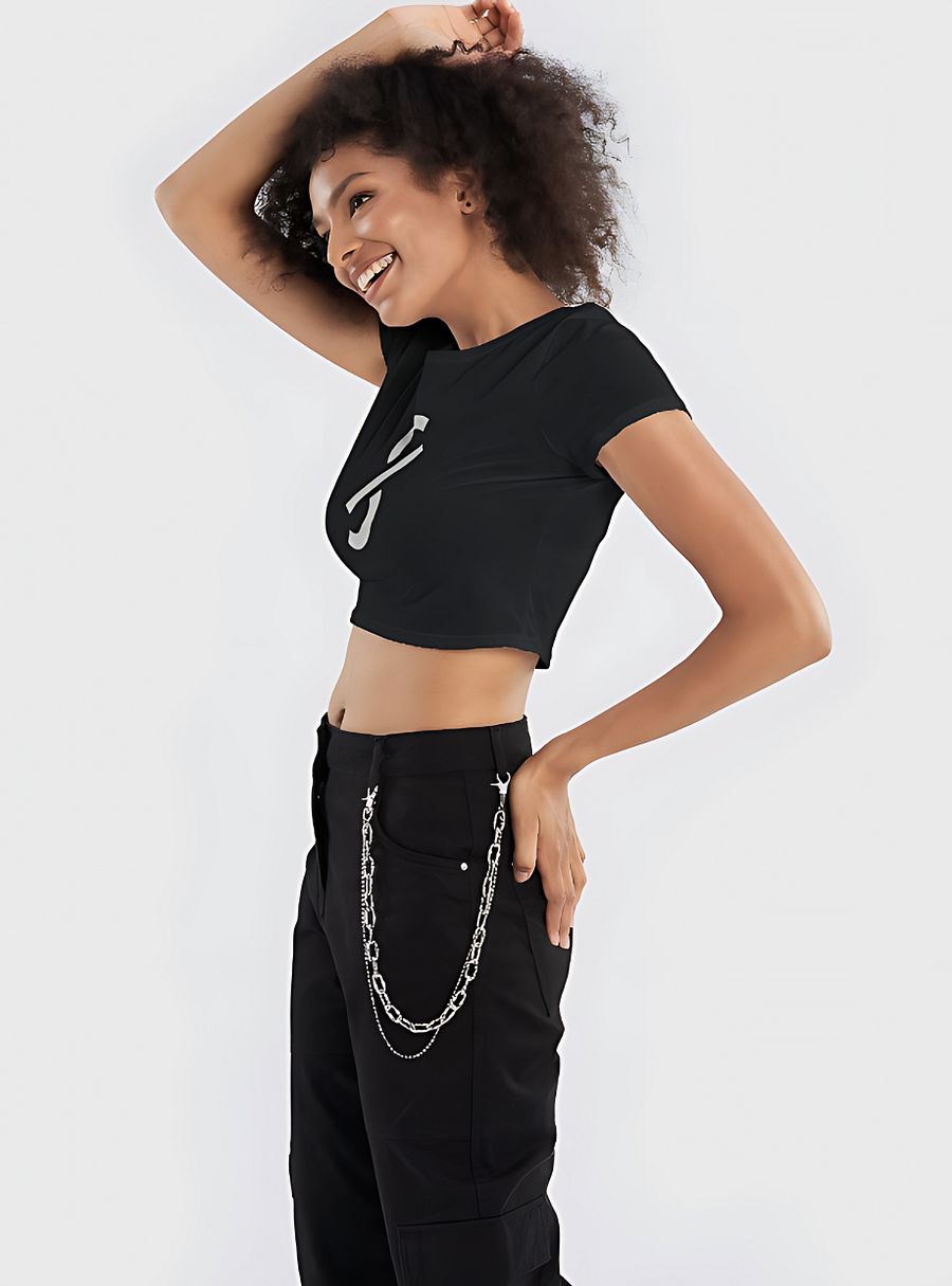 CLAUDY BEATS CURVE CROP TEE product image (20)