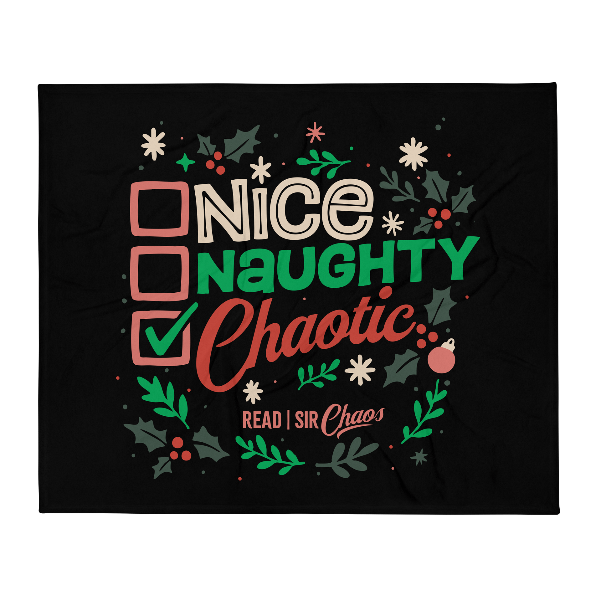 Nice, Naughty, Chaotic Blanket product image (2)