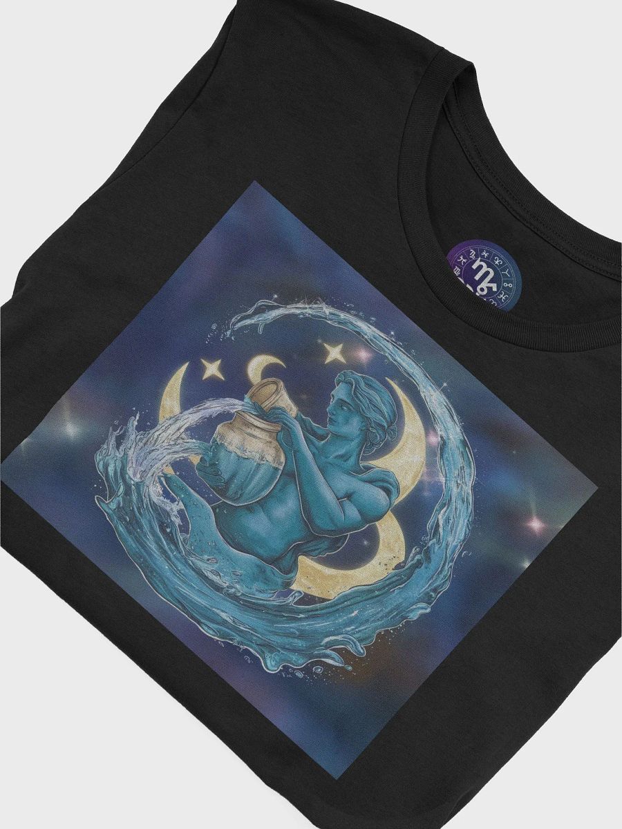Exclusive Aquarius Zodiac T-Shirt - Unisex Celestial Water Bearer Design product image (7)