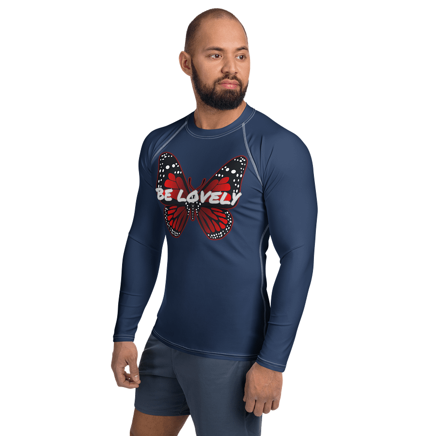 Be Lovely Butterfly Men's Rash Guard product image (3)