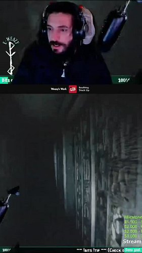 I got MAD SCARED! #streamer #twitch #funny #horror #scary