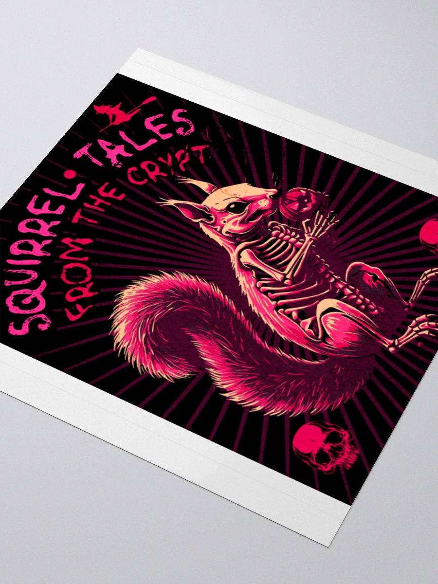 Skeletal Squirrel Kiss-Cut Stickers product image (7)