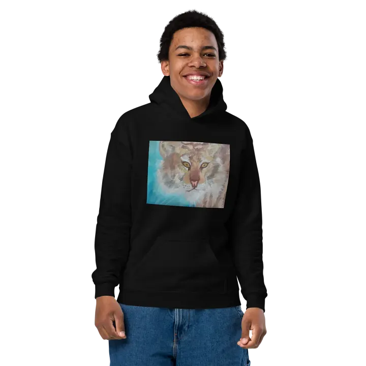 Watercolor Tiger Youth Hoodie product image (5)