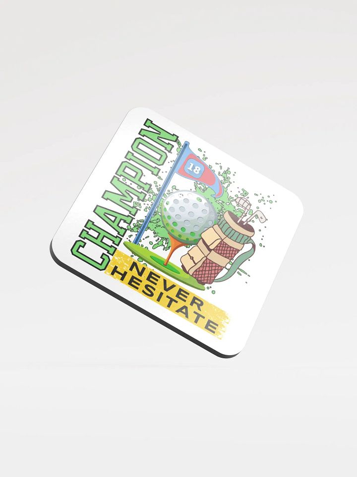Champion Never Hesitate Golfing Cork Coaster Set product image (1)