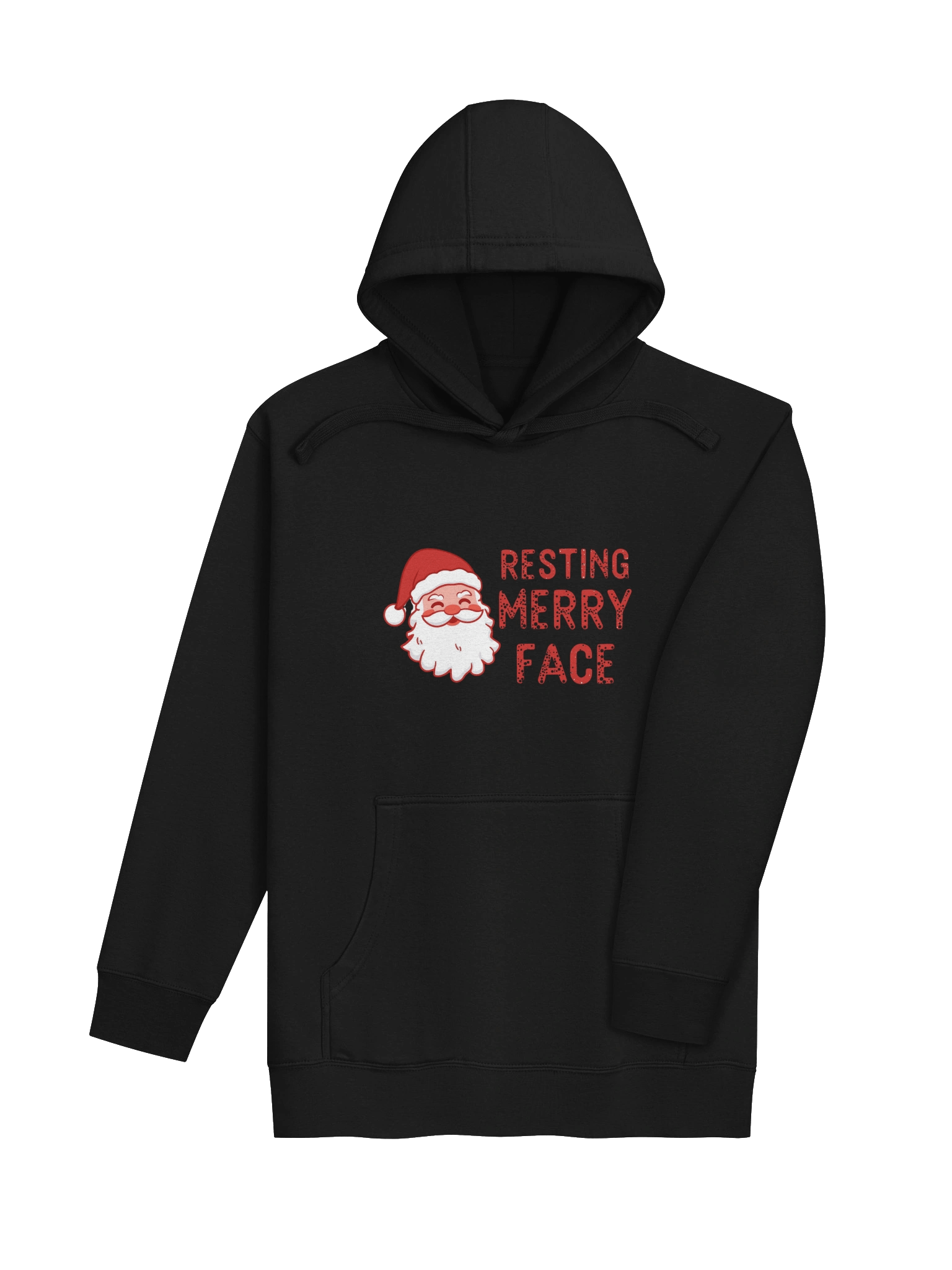 Merry Santa Resting Face Hoodie product image (28)