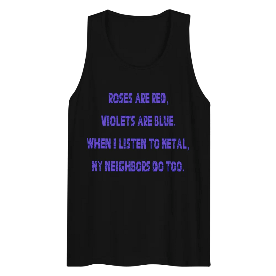 Roses Are Metal Tank Top product image (24)