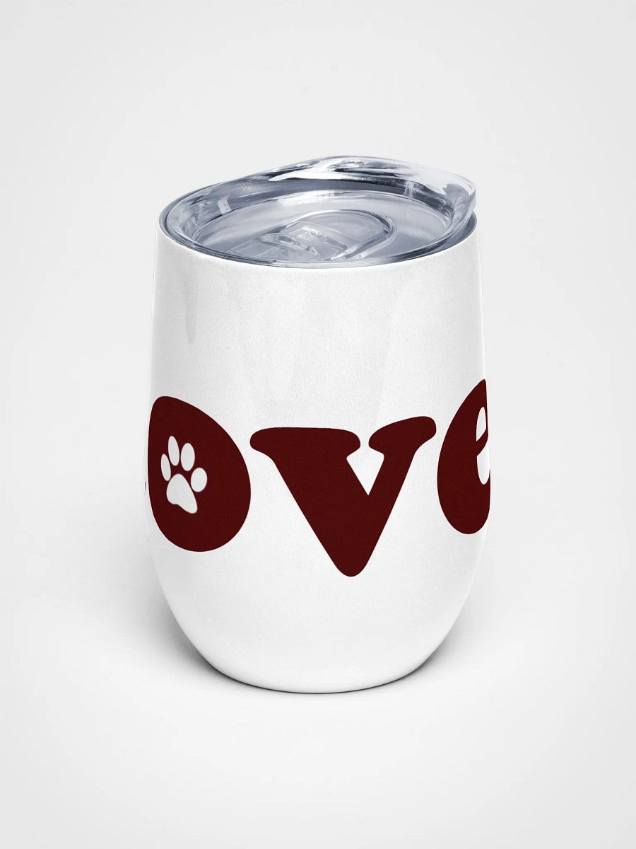 LOVE. / Dog Lover Wine Tumbler product image (2)