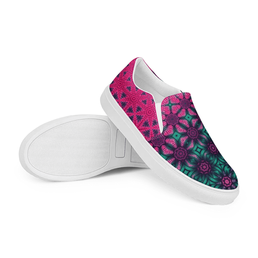 Fractal Blossom Slip-Ons product image (12)