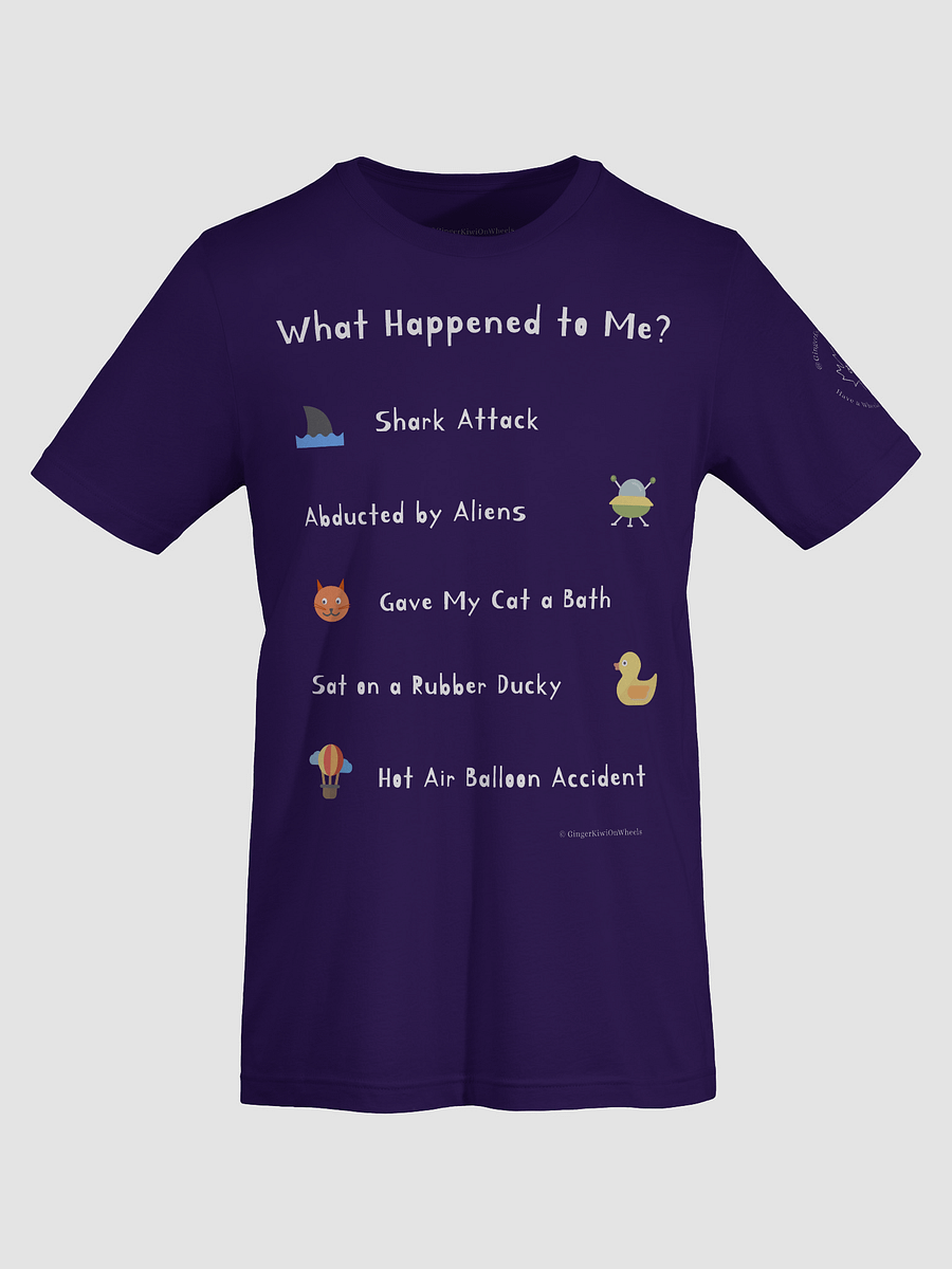 WHAT HAPPENED TO ME ? (2025 Edition): Super Soft T-shirt, Purple product image (7)