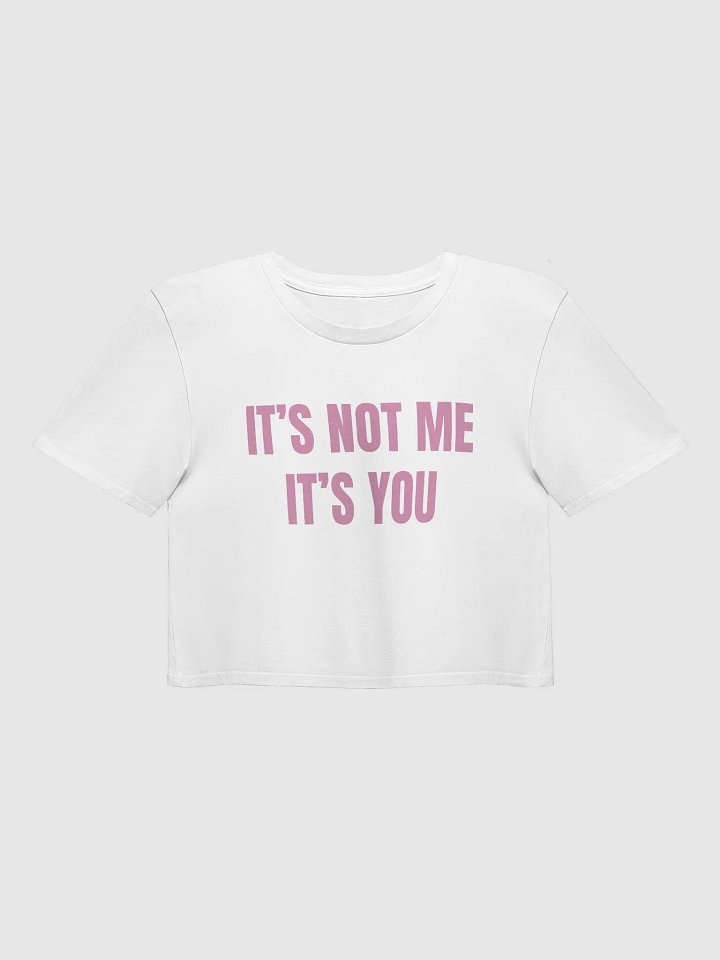 IT'S NOT ME IT'S YOU Crop Top product image (1)