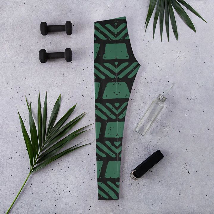 Geometric Tracks All-Over Leggings product image (2)