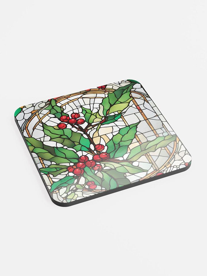 Festive Season Stained Glass Coaster Set product image (2)