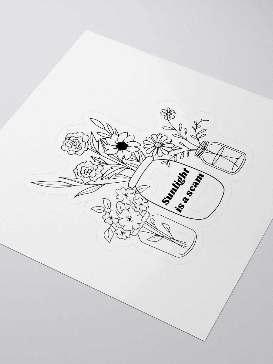 Sunlight is a Scam sticker product image (3)