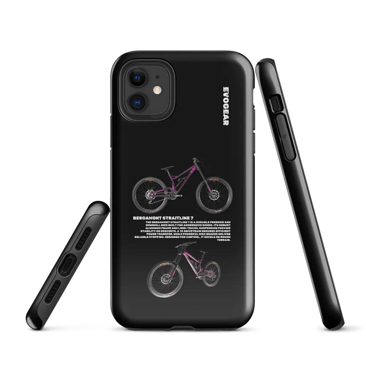 Black Bergamont Straitline 7 iPhone Case product image (1)