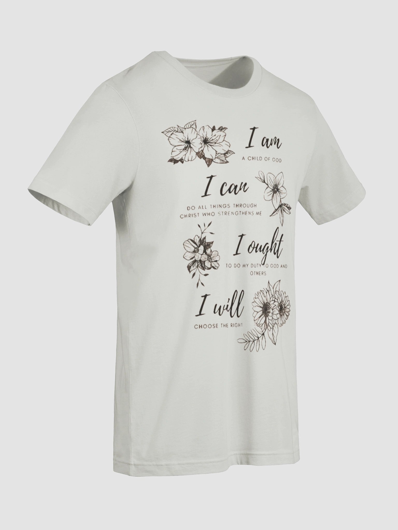 I am Floral Inspirational T-Shirt product image (58)