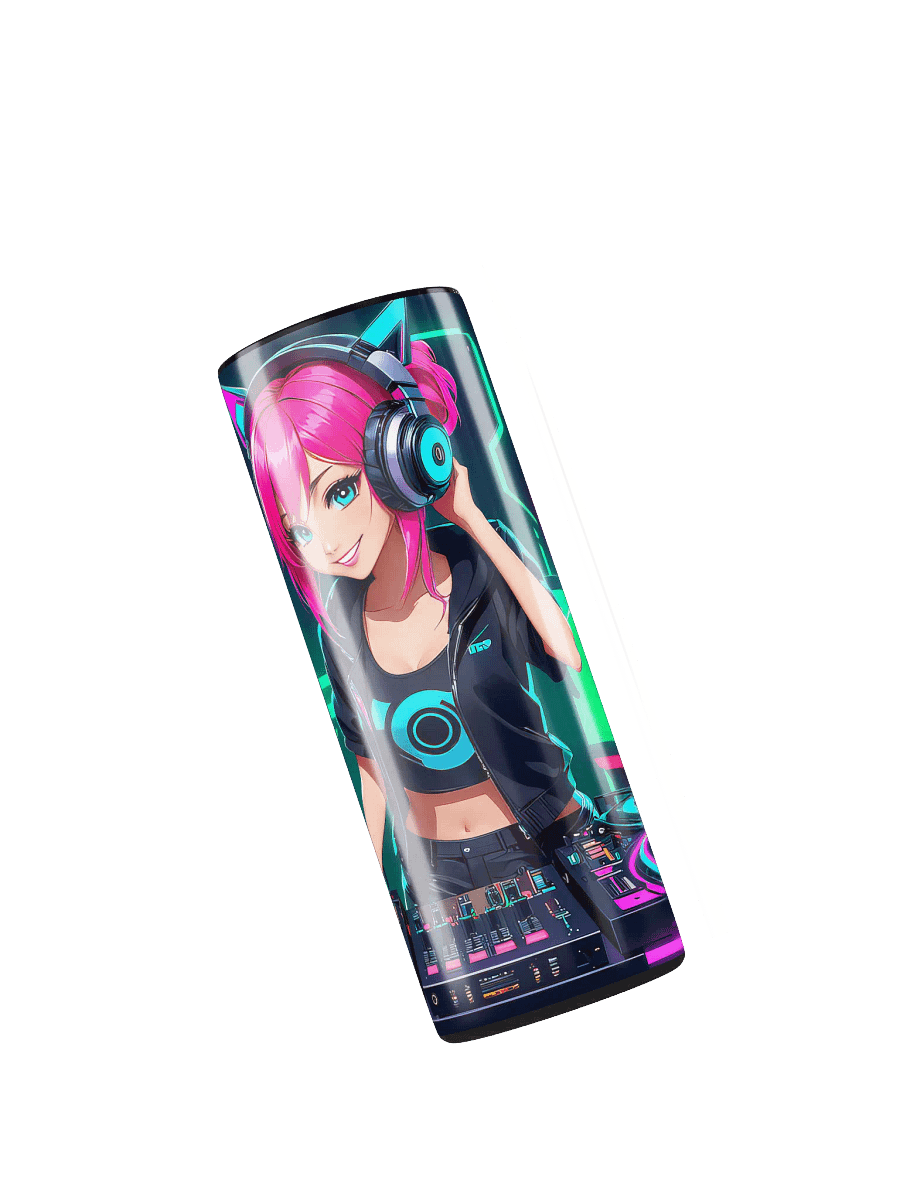 Dj Girl 20 oz Skinny Stainless Steel Tumbler - v1 product image (4)