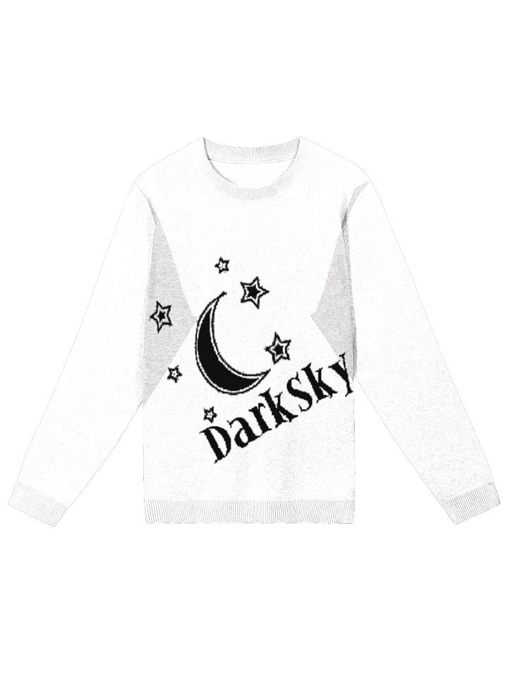 DarkSky Logo Knitted Crewneck (Black) product image (1)
