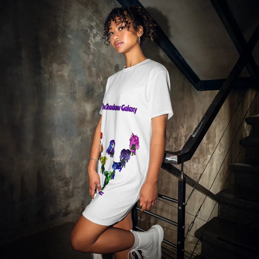 The Shadow Galaxy (Shadow Unicorns) T-Shirt Dress product image (10)