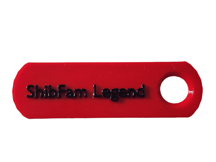 3D Printed ShibFam Keychain product image (1)