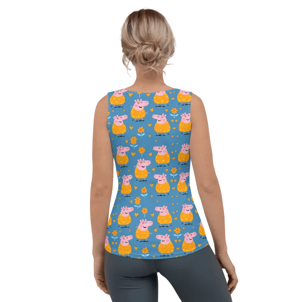 Cheerful Piggy Paradise Tank Top product image (2)