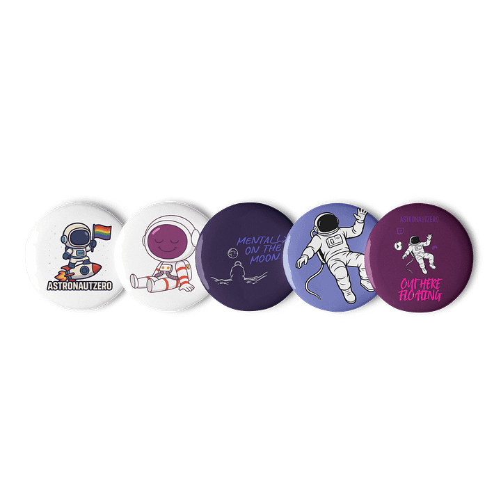 Rainbow Rocket Rider Pin Set product image (1)