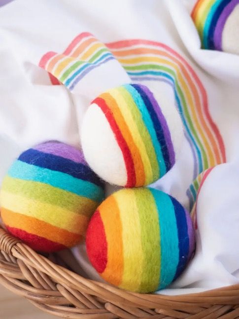 Rainbow dryer balls product image (3)