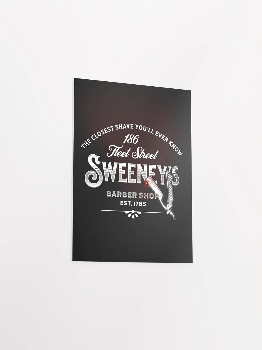 Sweeney Todd Barber Shop Poster – Enhanced Matte Victorian Broadway Wall Art product image (29)