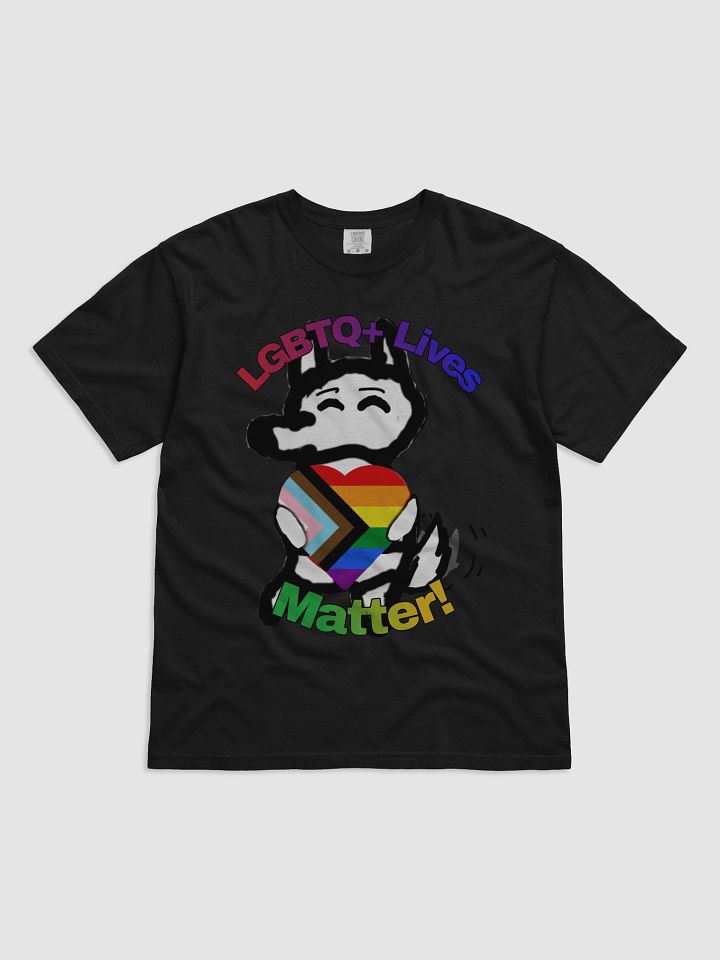 LGBTQ+ Lives Matter heavyweight T-Shirt product image (7)