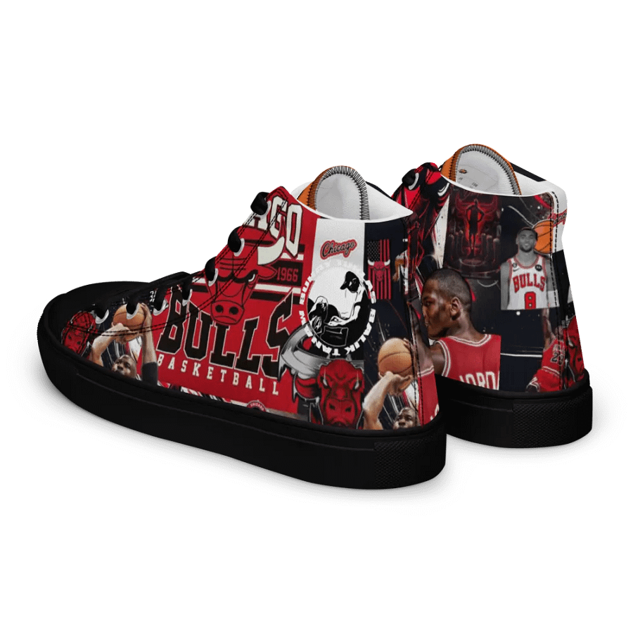 Buhay Tuklas Chicago Bulls Men's High Top Canvas Shoes product image (8)