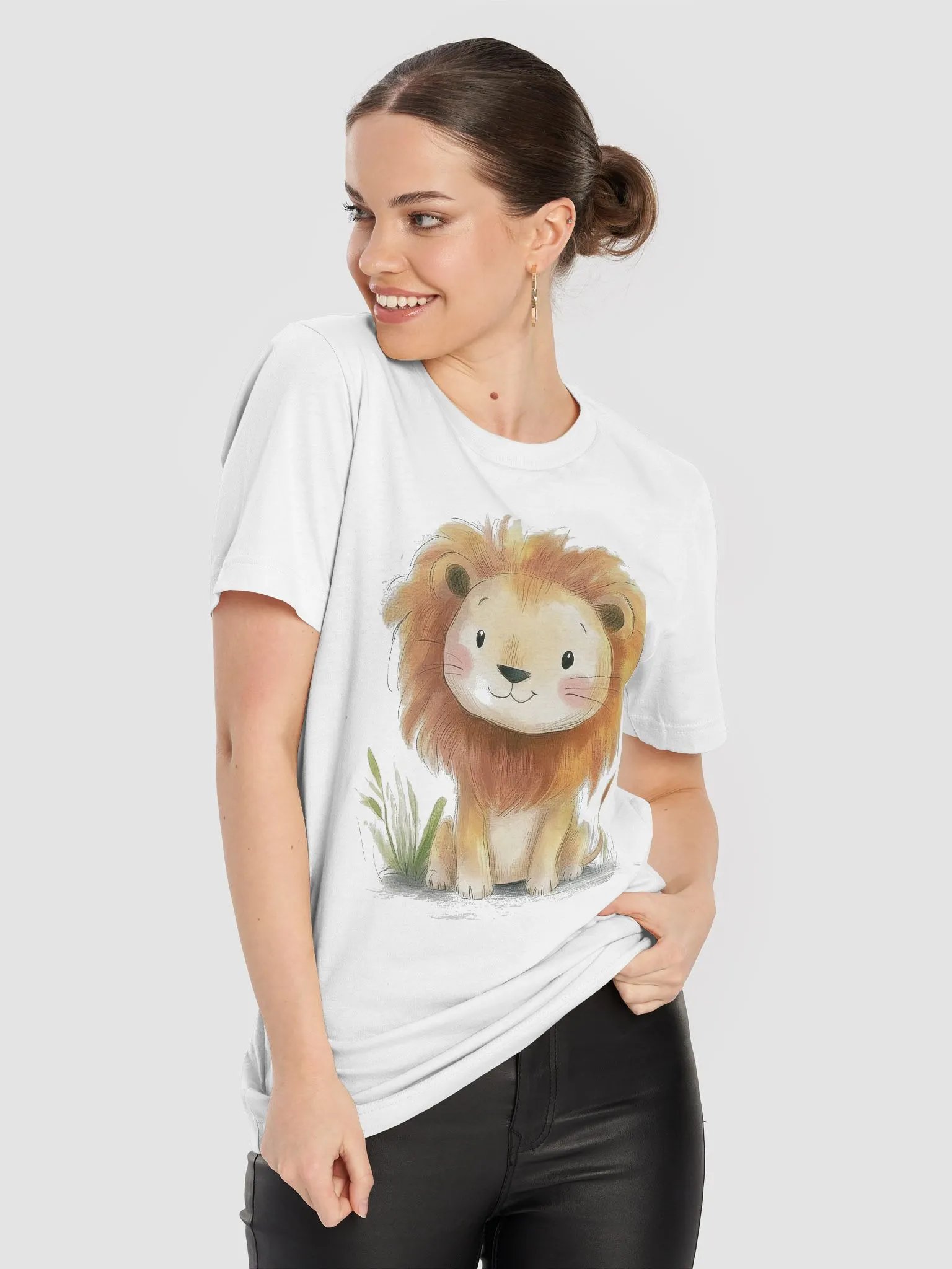 Adorable Lion T-Shirt for Animal Lovers product image (8)