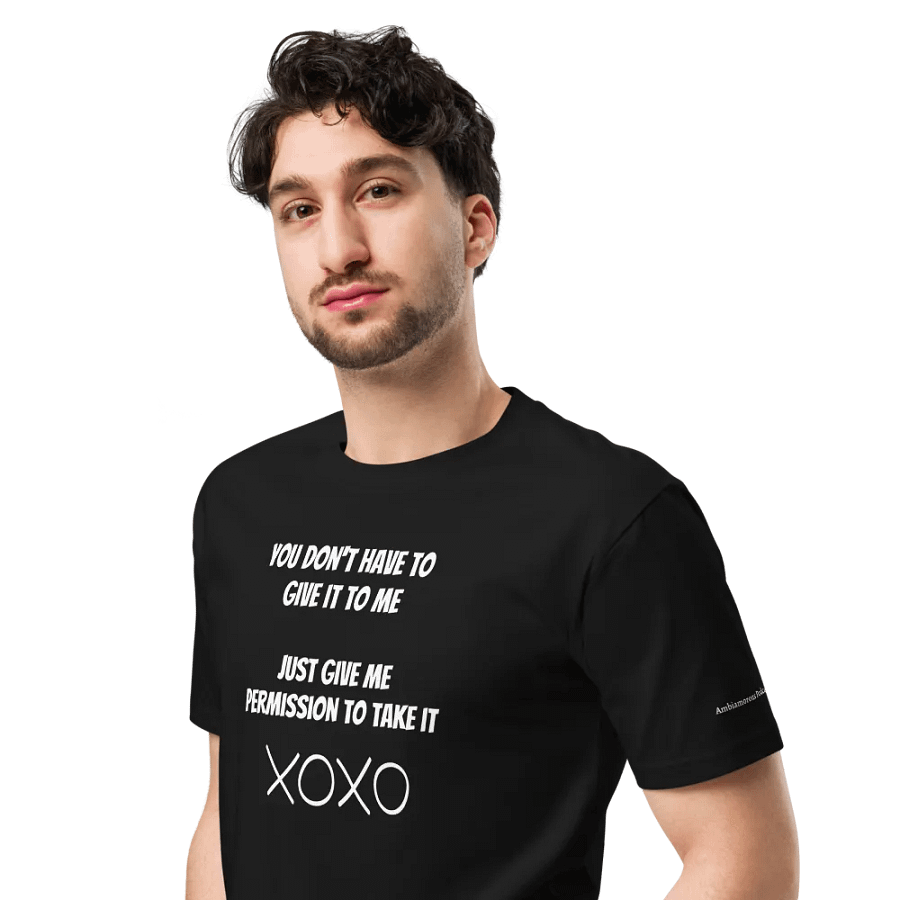 "Permission to Take It" Unisex T-Shirt | Sexy T-Shirt Designs product image (4)