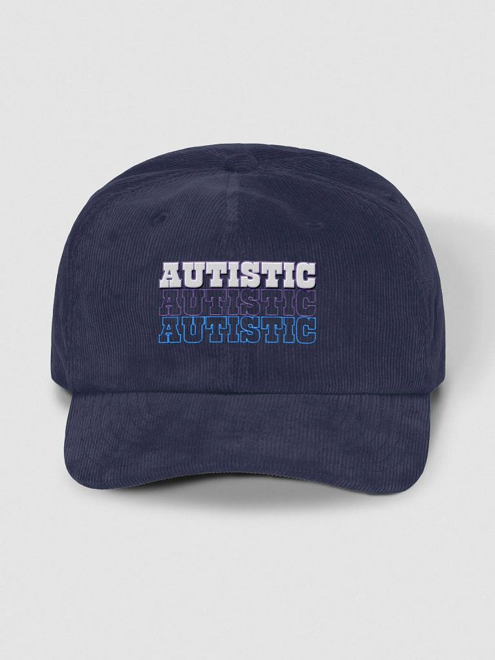 AUTISTIC corduroy dad hat product image (26)