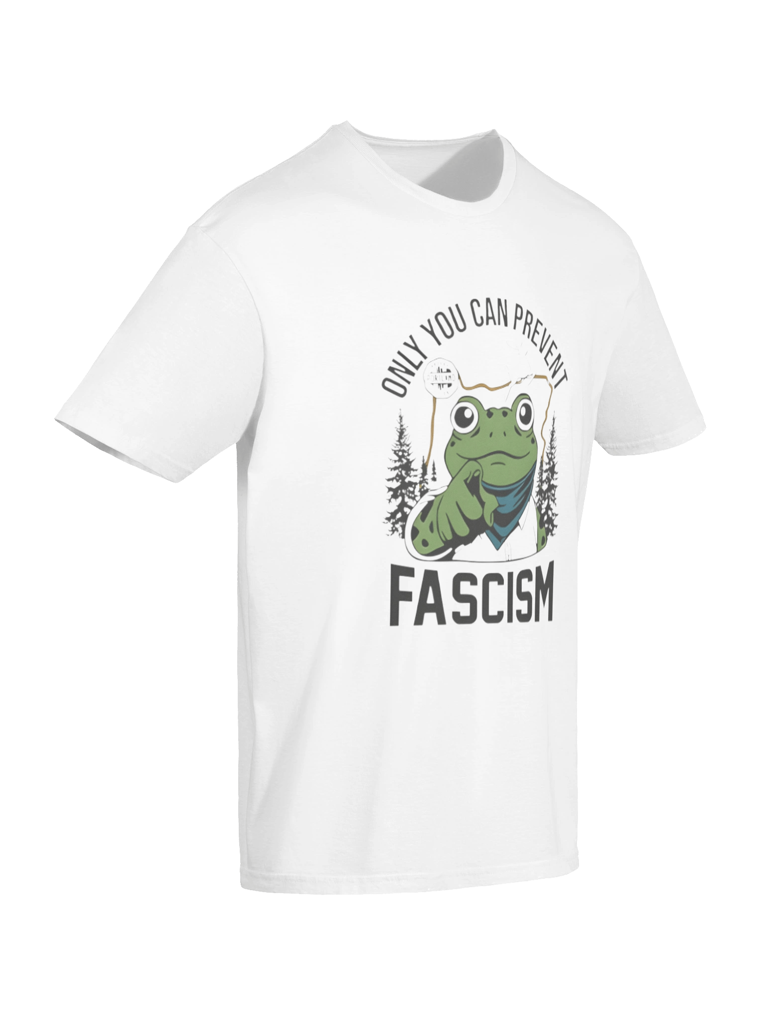 Only You Can Prevent Fascism Portland Frog Shirt product image (14)