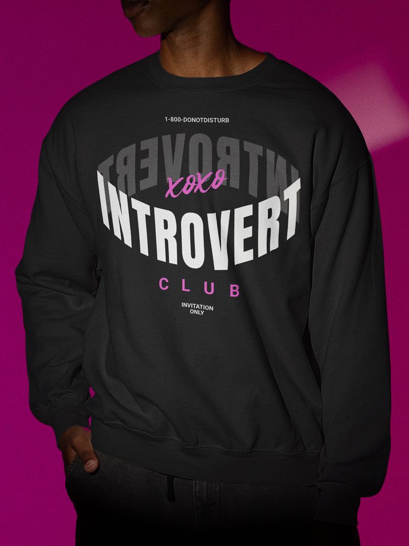 Introvert x Extrovert Club Sweatshirt