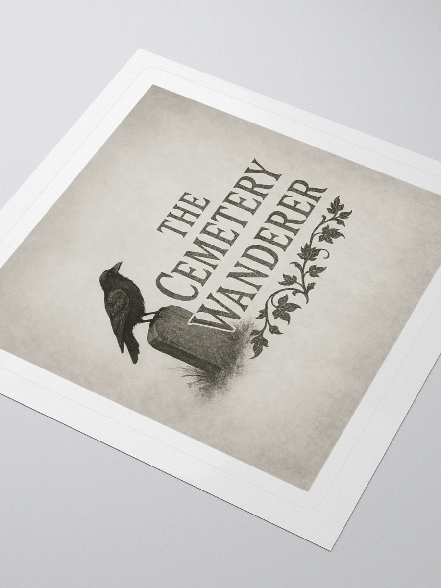 The Cemetery Wanderer Logo Sticker product image (8)