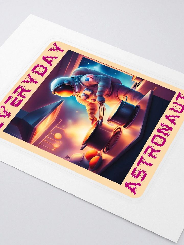 Everyday Astronaut Cooking in the Kitchen Sticker product image (2)