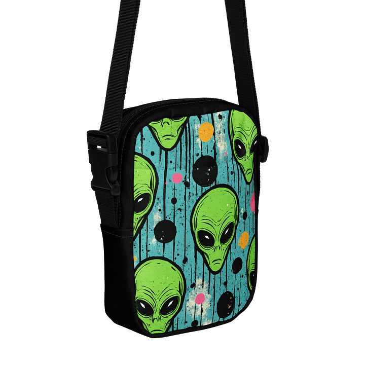 Aliens Paint Neon Graffiti Pop Art - Utility Croosbody Bag product image (1)