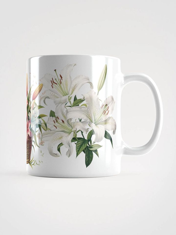 Lily Elegance Ceramic Mug product image (1)