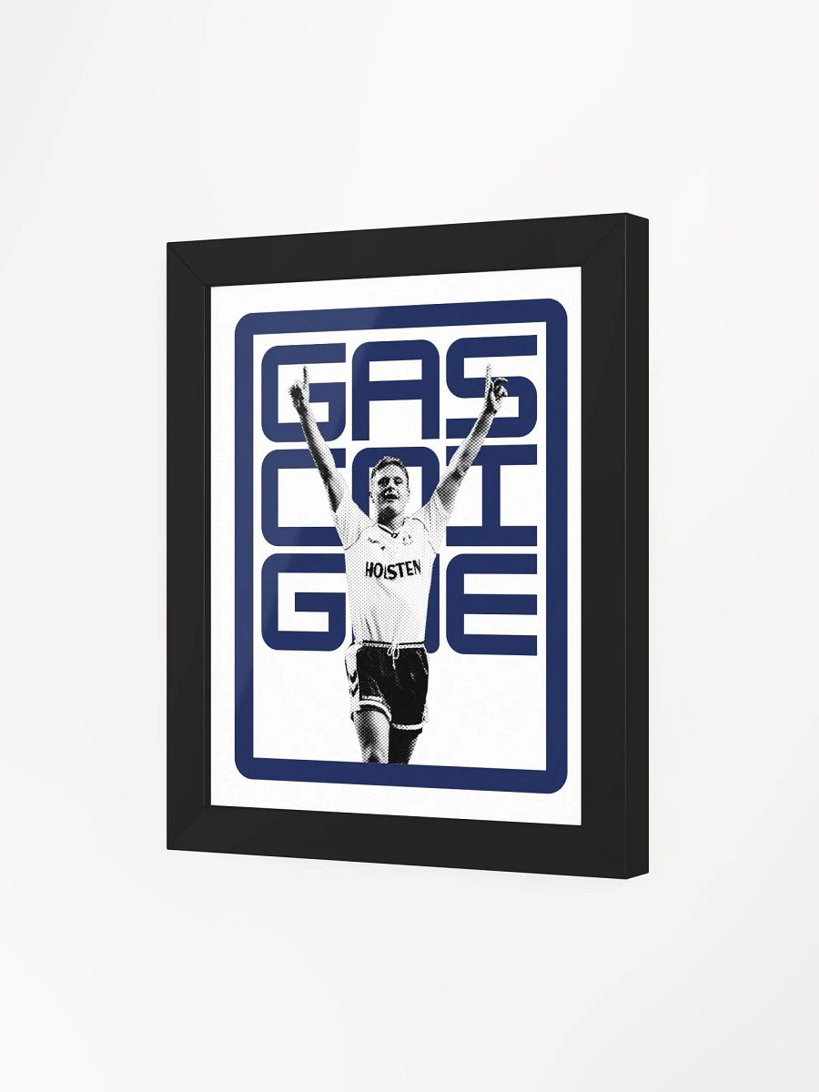 Paul Gascoigne BW Tottenham Hotspur Name Art Framed Print product image (4)