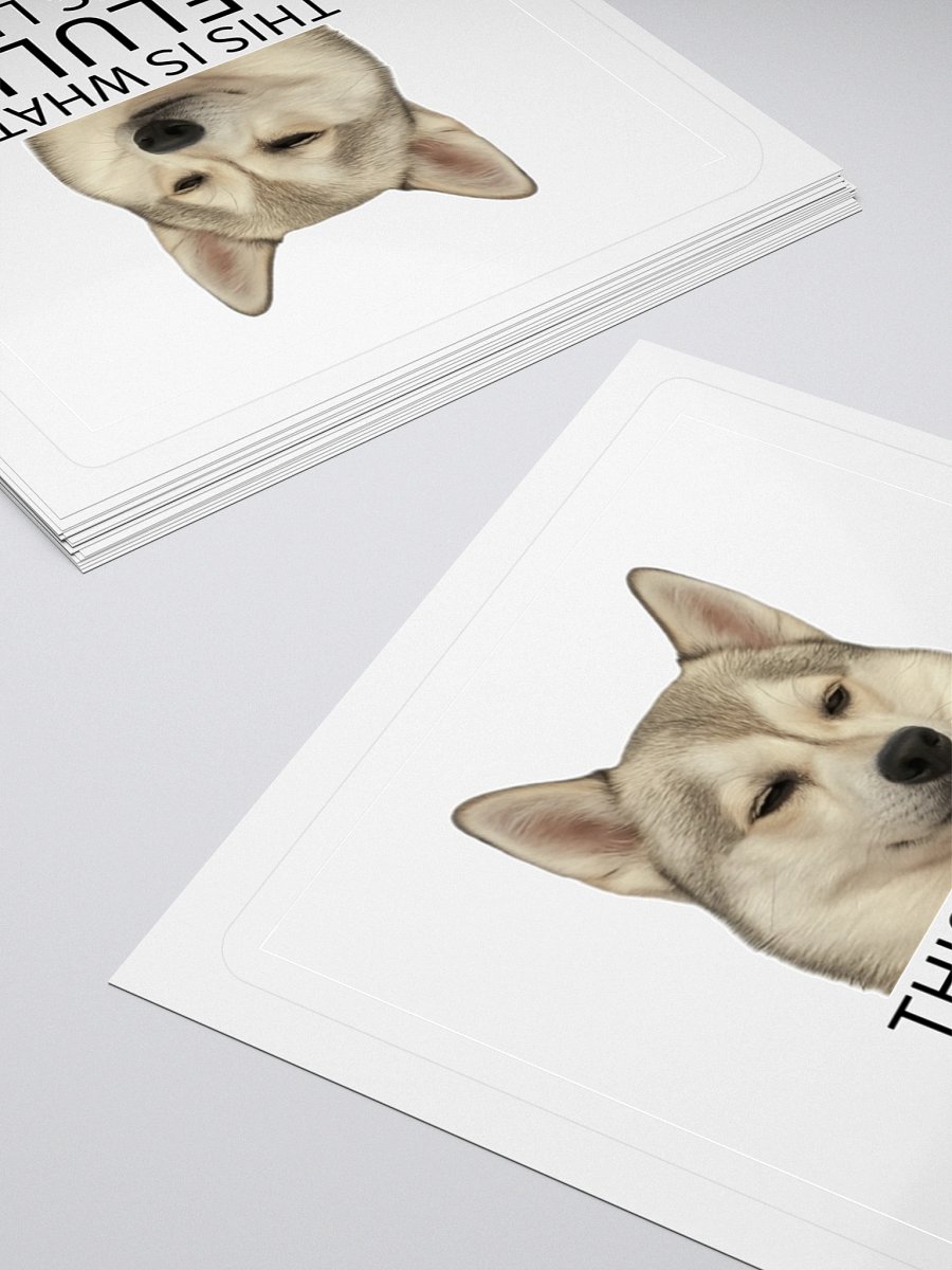 This Is What Delulu Looks Like – Cordell Sticker 💅🐾 product image (10)