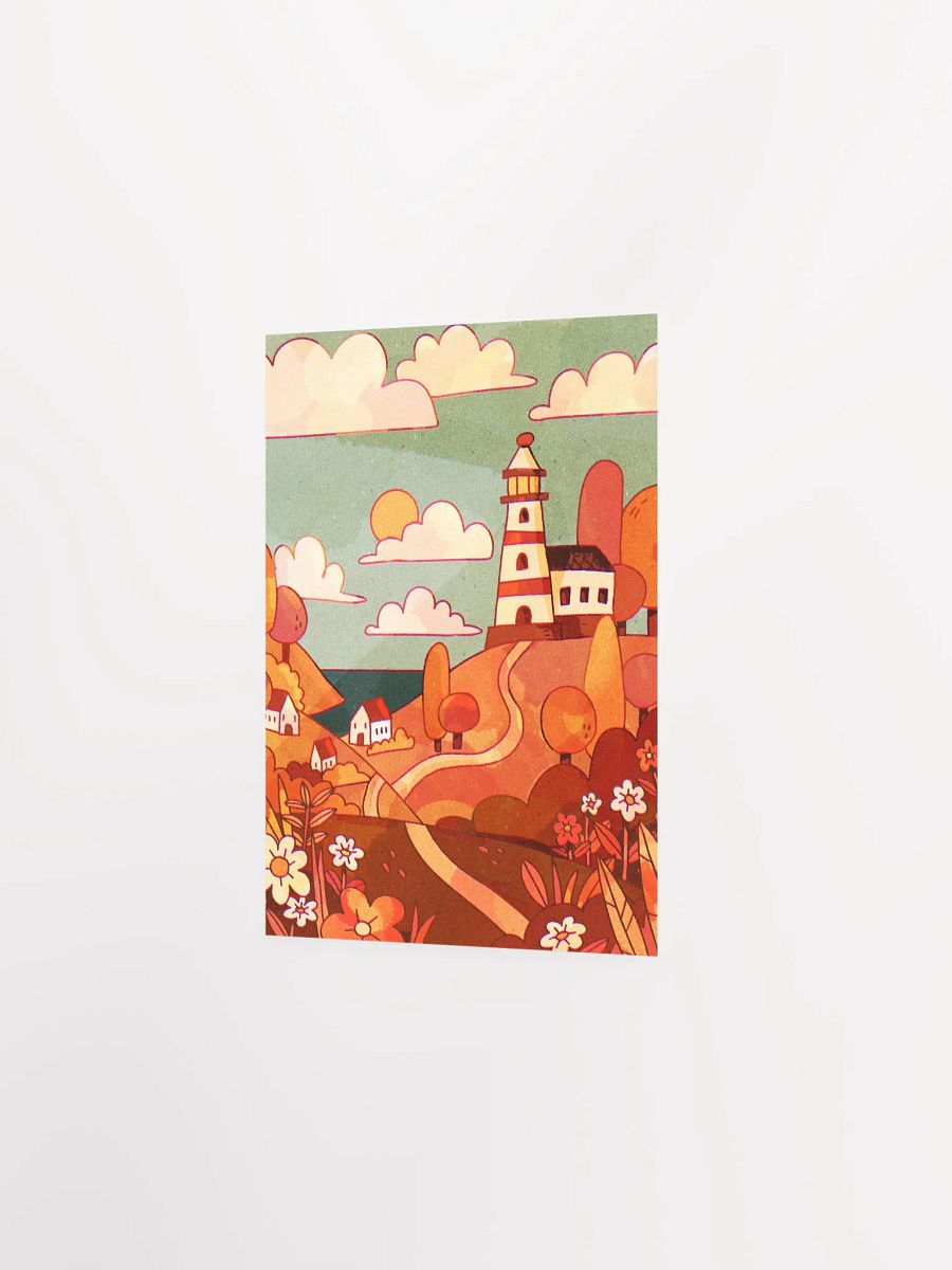 Autumnal Lighthouse Print product image (3)