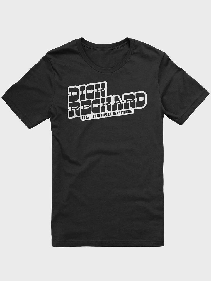Dick Reckard vs Retro Games MonoWhite Logo Unisex T-Shirt product image (1)