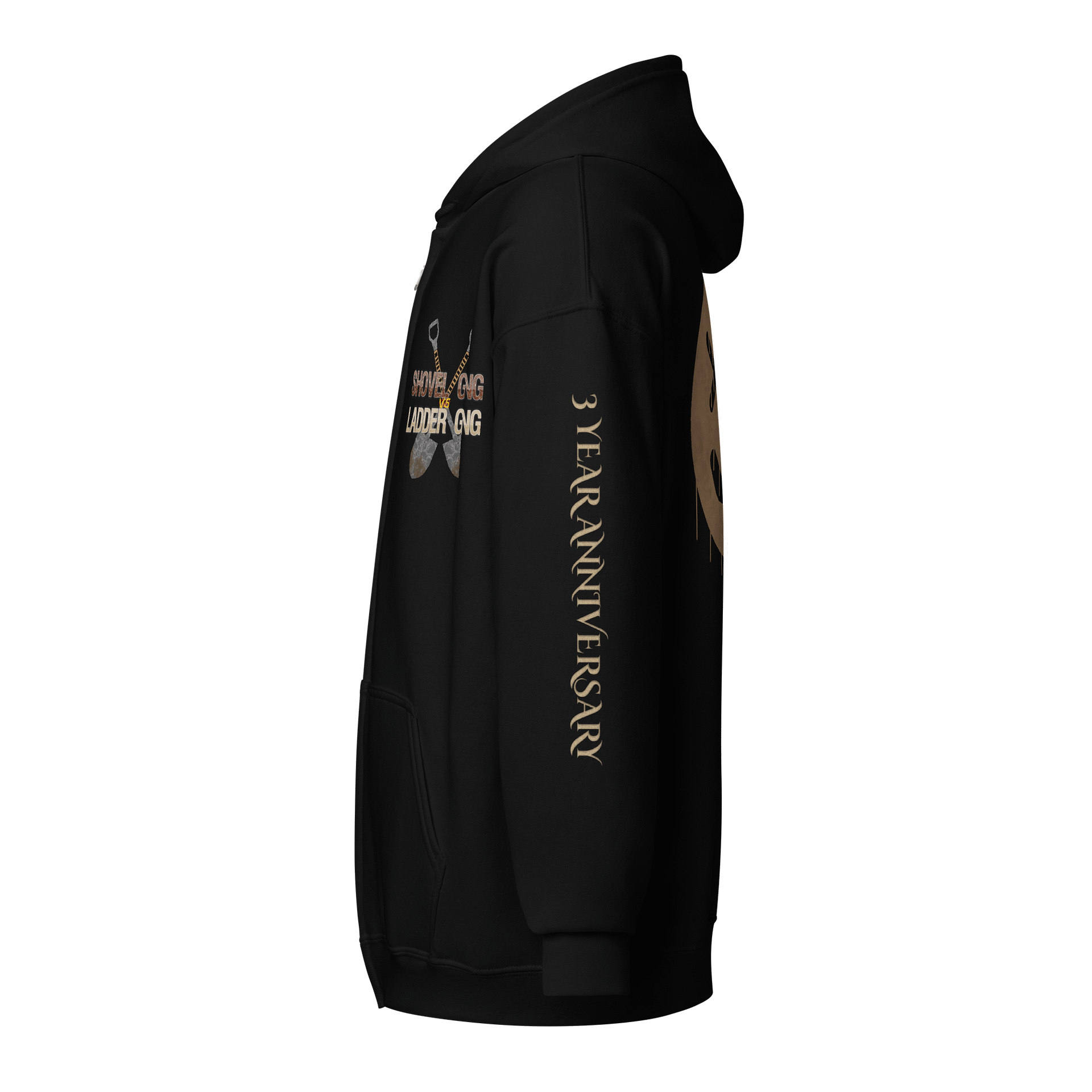 Shovel Vs Ladder Gang Hoddie (Zip Up) product image (3)