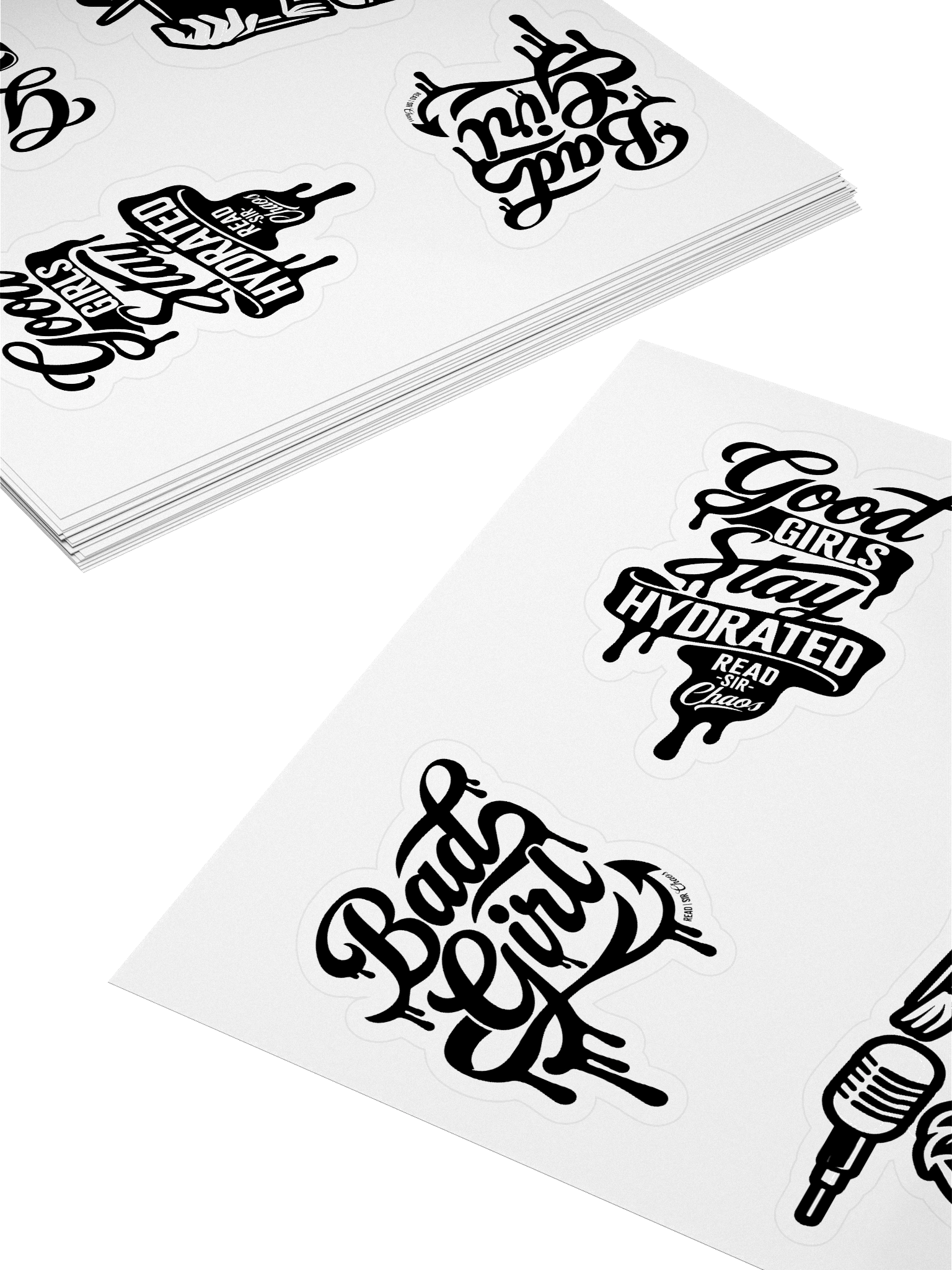 Black & White Sticker Sheet product image (4)