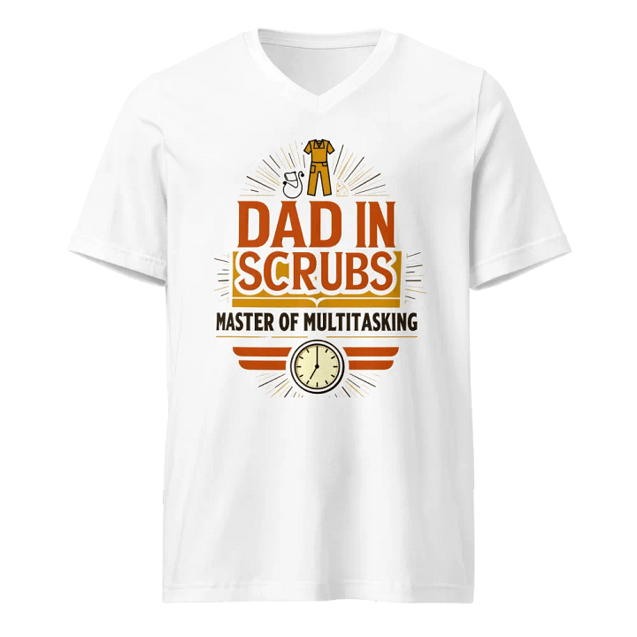 Master of Multitasking Dad V-Neck Tee product image (1)