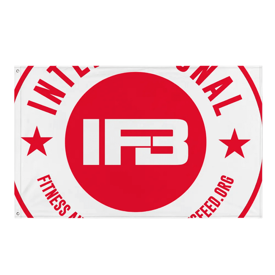 IFBNewsfeed.Org's All-Over Print Flag product image (1)