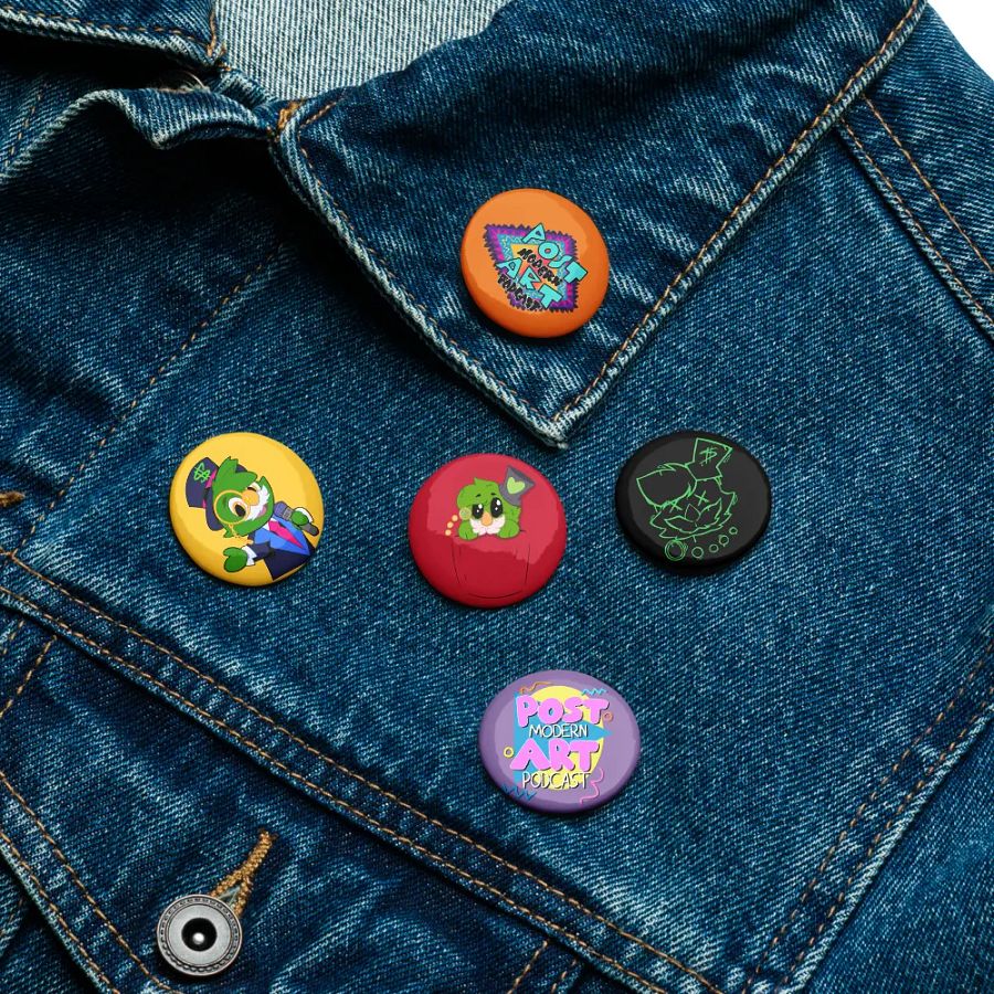 Post Modern Art Podcast Buttons product image (11)