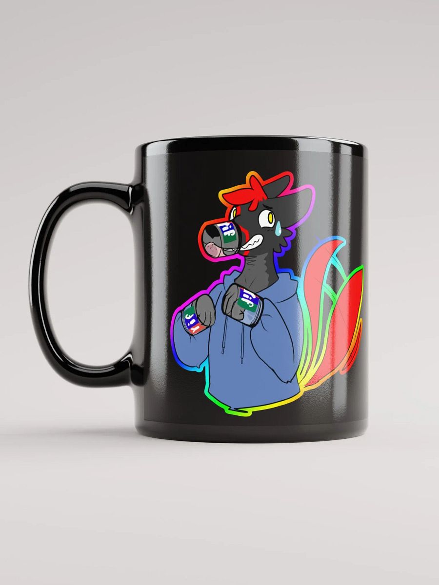 Stuck in the peanut butter Black Glossy Mug product image (11)