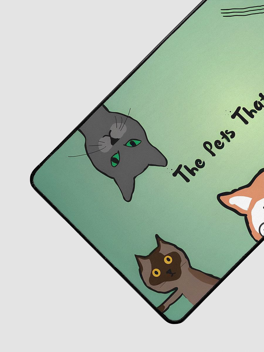 The Pet's That Rule Us - Desk Mat - Mischevious Green product image (3)